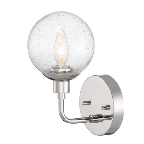 Que Chrome Sconce by Craftmade Lighting