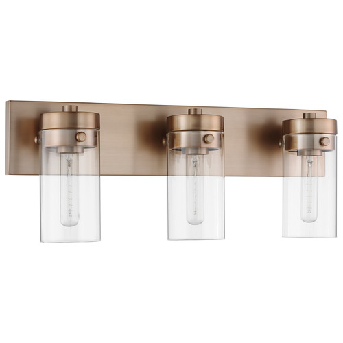 Nuvo Lighting Intersection 3-Light Vanity Light in Burnished Brass by Nuvo Lighting 60-7533