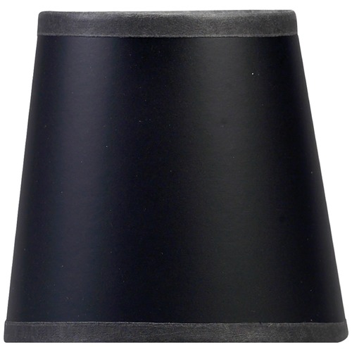 Visual Comfort Signature Collection E.F. Chapman Black Paper Candle Clip Shade by Visual Comfort Signature CHS104B