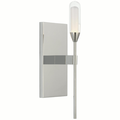 Visual Comfort Signature Collection Peter Bristol Overture Sconce in Nickel by Visual Comfort Signature PB2030PN-CG