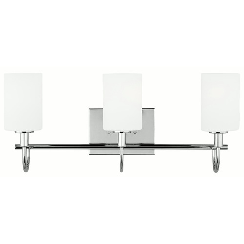 Visual Comfort Studio Collection Oak Moore Chrome Bathroom Light