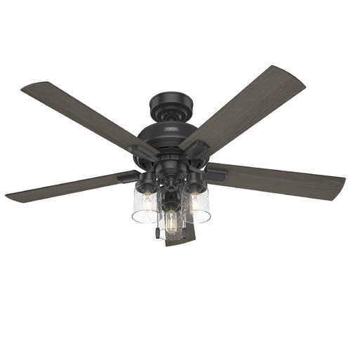 Hartland 52-Inch LED Fan in Matte Black by Hunter Fan Company