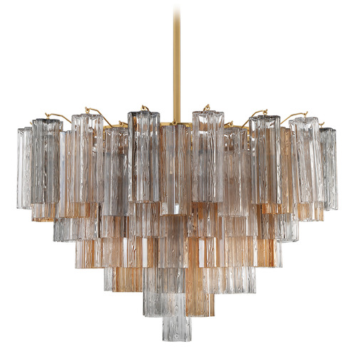 Crystorama Lighting Addis Aged Brass Chandelier