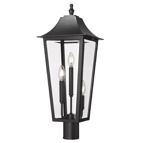 Z-Lite Gannon Black Post Light