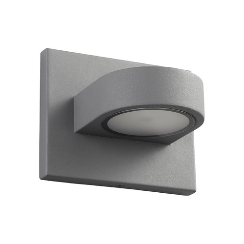 Eris Small Wet LED Wall Light in Gray by Oxygen Lighting