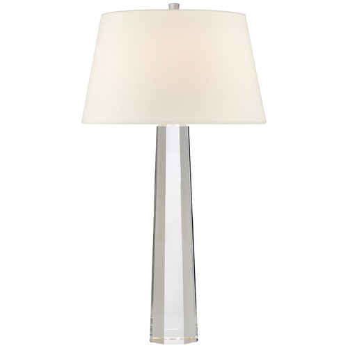 Visual Comfort Signature Collection E.F. Chapman Octagonal Spire Table Lamp in Crystal by Visual Comfort Signature CHA8951CGL