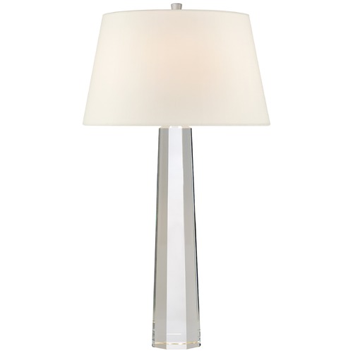 E.F. Chapman Octagonal Spire Table Lamp in Crystal by Visual Comfort Signature