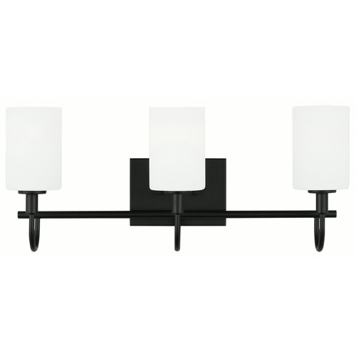 Visual Comfort Studio Collection Oak Moore Midnight Black Bathroom Light