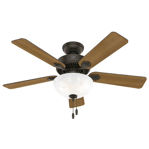 Hunter Fan Company Swanson New Bronze LED Ceiling Fan with Light