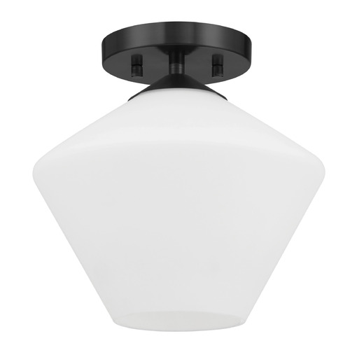 Hunter Fan Company Hunter Fan Company Celestial Valley Matte Black Flushmount Light 48106