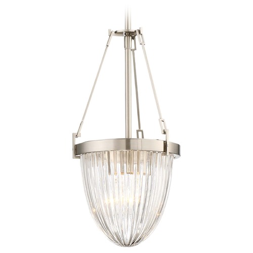 Atrio Brushed Nickel Pendant by Minka Lavery