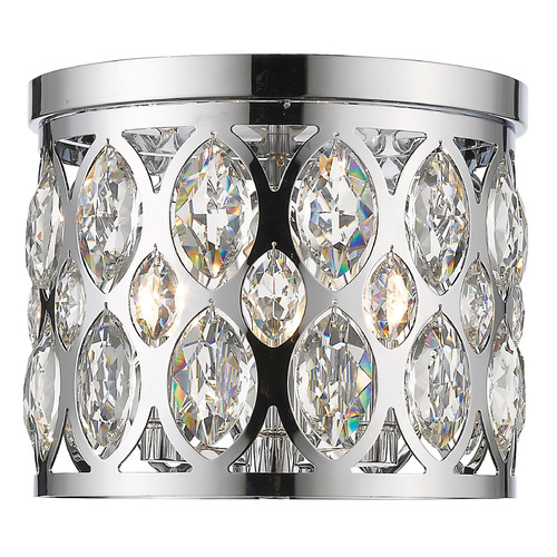 Dealey Chrome Flush Mount by Z-Lite