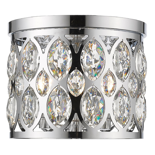 Z-Lite Dealey Chrome Flush Mount by Z-Lite 6010F12CH