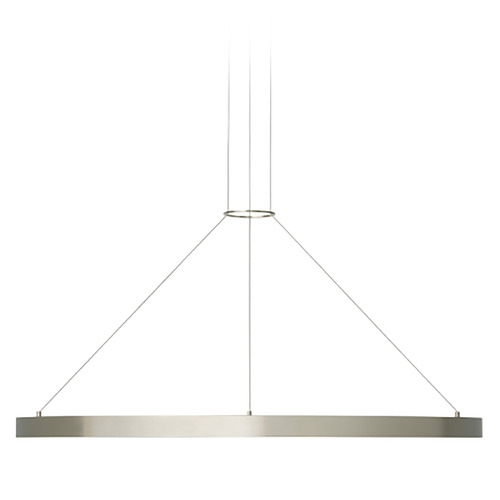 Bodiam 48-Inch LED Chandelier in Satin Nickel by Visual Comfort Modern