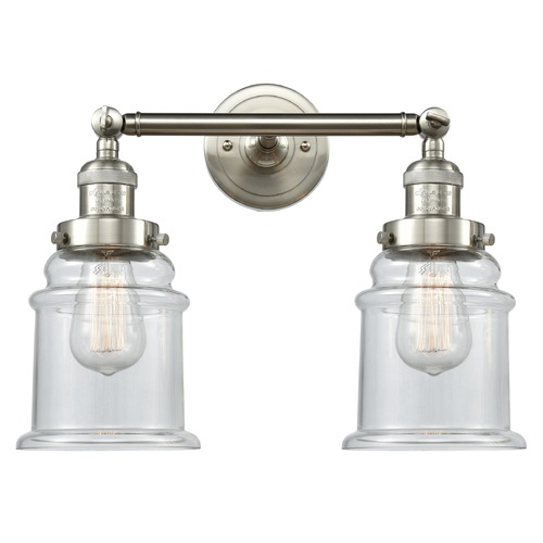 Canton Brushed Satin Nickel Bathroom Light by Innovations Lighting