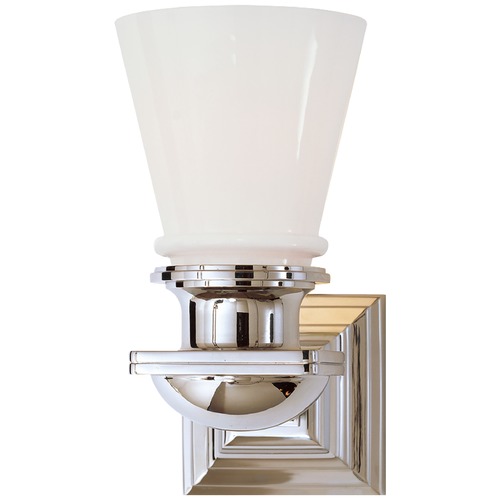 Visual Comfort Signature Collection E.F. Chapman New York Subway Sconce in Nickel by Visual Comfort Signature SL2151PNWG