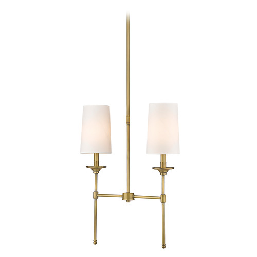Emily Rubbed Brass Linear Light by Z-Lite