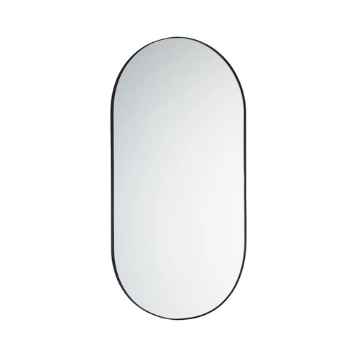 Capsule 21 x 40-Inch Mirror in Matte Black by Quorum Lighting