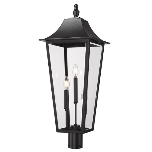 Z-Lite Gannon Black Post Light