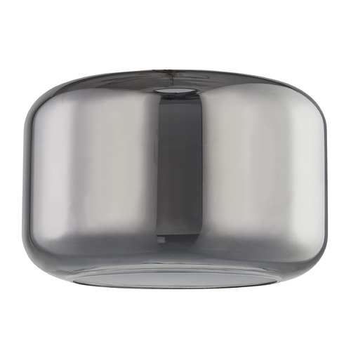 Design Classics Lighting Large Transparent Smoke Drum Glass Shade GL1069-SMK