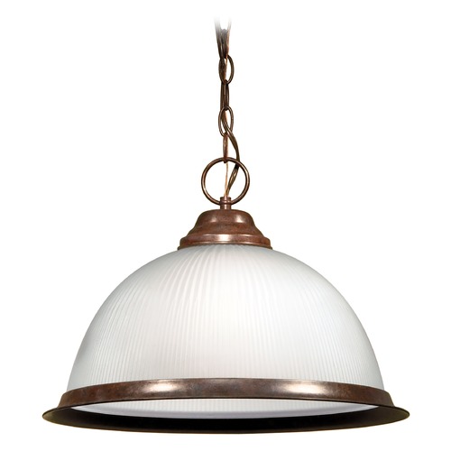 Prismatic Glass Pendant Bronze by Nuvo Lighting