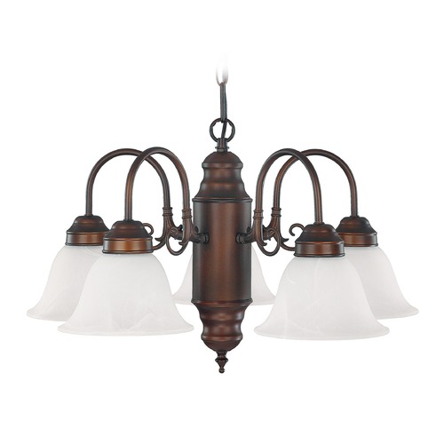 David 23-Inch Chandelier in Burnished Bronze by Capital Lighting