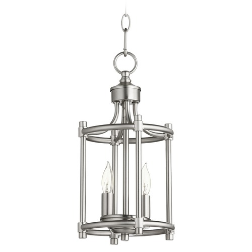 Quorum Lighting Rossington Satin Nickel Pendant by Quorum Lighting 6822-2-65