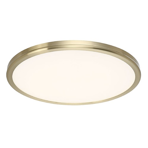 WAC Lighting Geos Brushed Brass LED Flush Mount by WAC Lighting FM-4615-27-BR