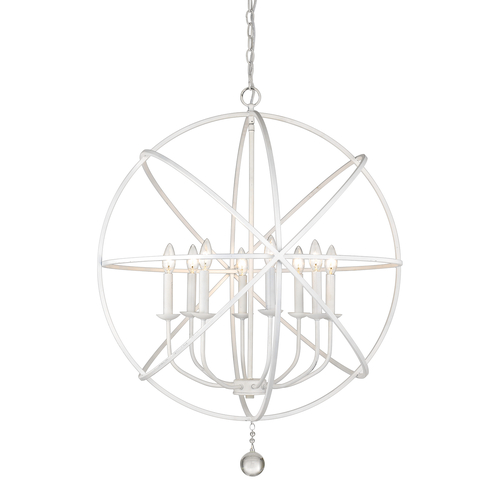 Tull Matte White Chandelier by Z-Lite