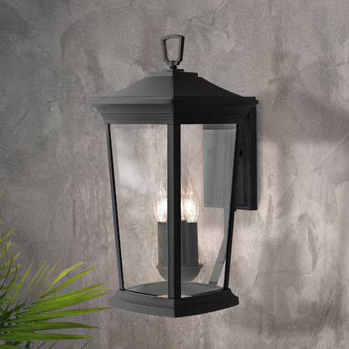Bromley 19.25-Inch Museum Black LED Outdoor Wall Light by Hinkley Lighting