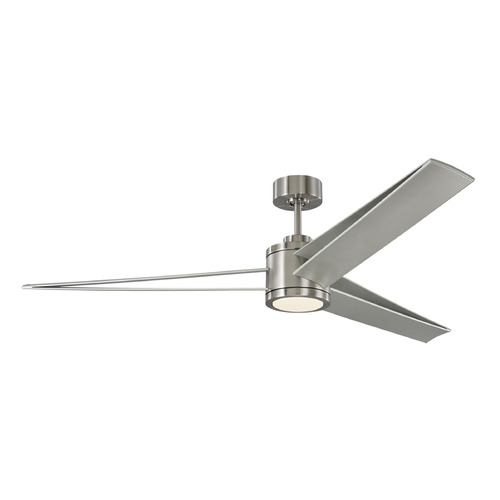 Armstrong 60-Inch LED Fan in Brushed Steel by Visual Comfort & Co Fans