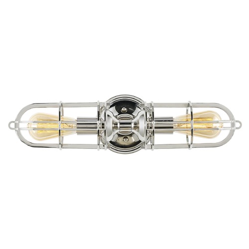 Generation Lighting Urban Renewal Polished Nickel Bathroom Light by Generation Lighting WB1704PN