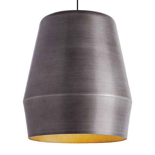 Allea LED Pendant in Fossil Gray by Visual Comfort Modern