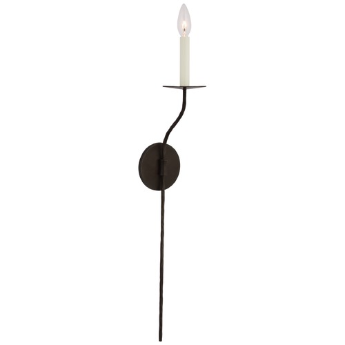 Visual Comfort Signature Collection Ian K. Fowler Belfair Large Sconce in Aged Iron by Visual Comfort Signature S2751AI