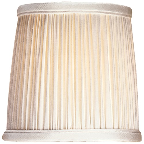 Visual Comfort Signature Collection E.F. Chapman Silk Pleat Candle Clip Shade by Visual Comfort Signature CHS104S