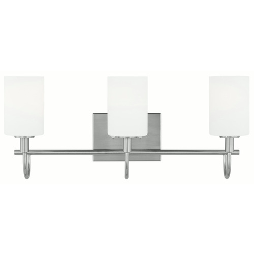 Visual Comfort Studio Collection Oak Moore Brushed Nickel Bathroom Light