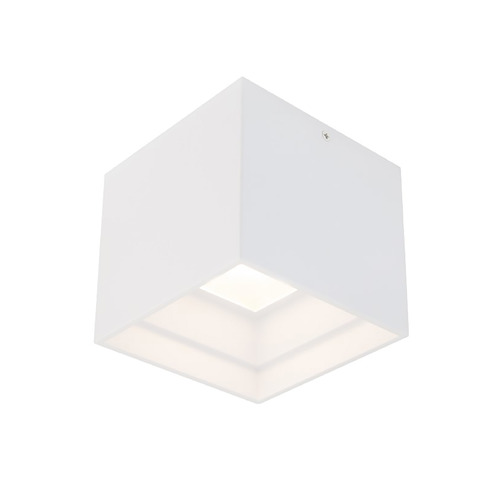 Modern Forms by WAC Lighting Kube White LED Close To Ceiling Light by Modern Forms FM-W62205-30-WT