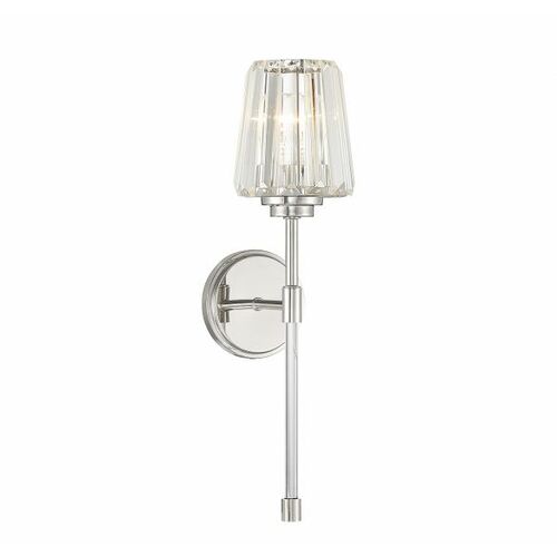 Garnet Wall Sconce in Polished Nickel by Savoy House
