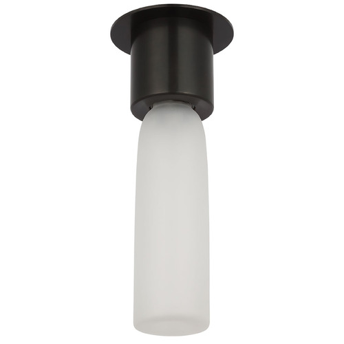 Visual Comfort Modern Collection Kelly Wearstler Volver Bronze LED Flushmount Light