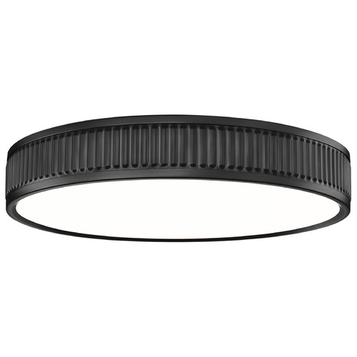 Z-Lite Stari Matte Black LED Flushmount Light