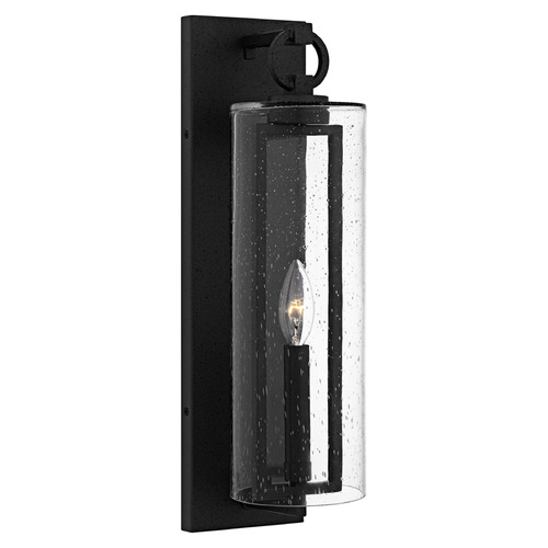 Quoizel Lighting Redan Stone Black Outdoor Wall Light