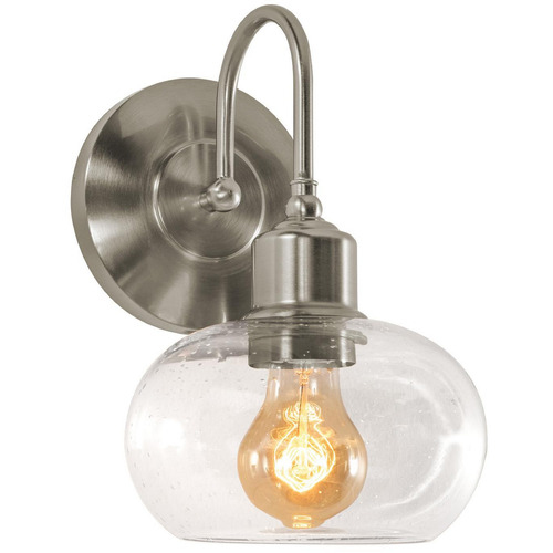 Afx Lighting Laney Satin Nickel Sconce