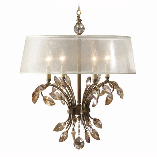 Alenya 21-Inch Chandelier in Burnished Gold by Uttermost Lighting