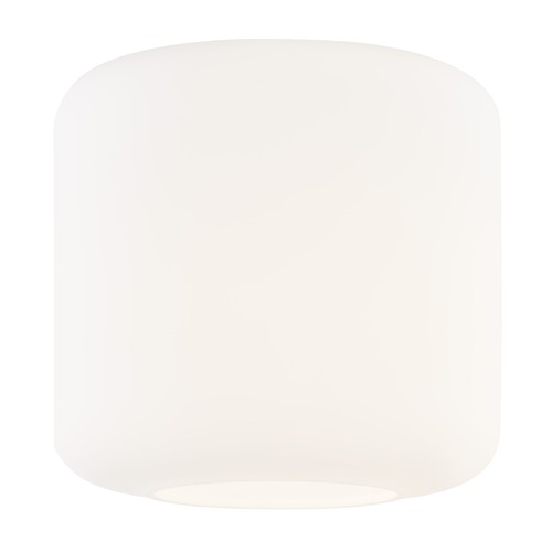 Design Classics Lighting Medium Satin White Drum Glass Shade with 1-5/8 Inch Fitter GL1070-WH