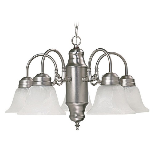 Capital Lighting David Matte Nickel Chandelier by Capital Lighting 3255MN-118