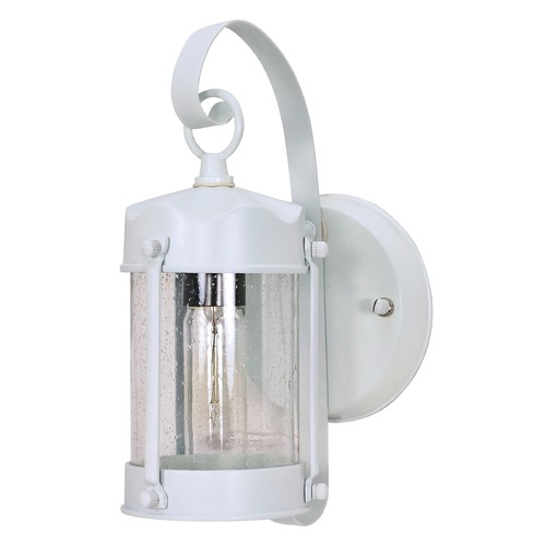 White Outdoor Wall Light by Nuvo Lighting