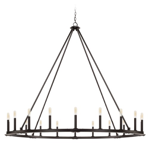 Capital Lighting Pearson 60-Inch Chandelier in Black Iron by Capital Lighting 4913BI