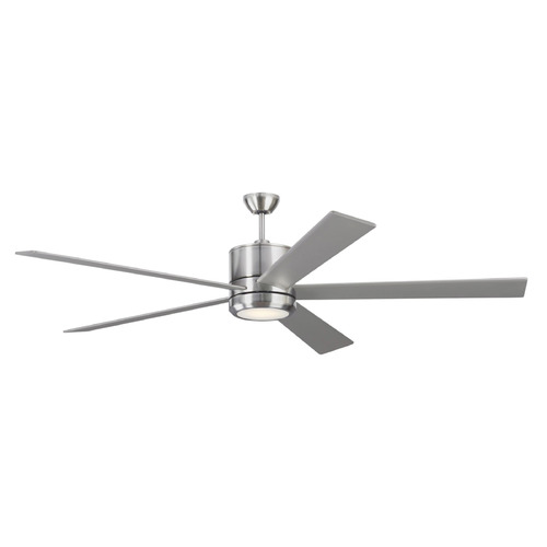 Vision 72-Inch LED Fan in Matte White by Generation Lighting Fan Collection