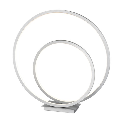 Twist Antique Silver LED Desk Lamp by Kuzco Lighting