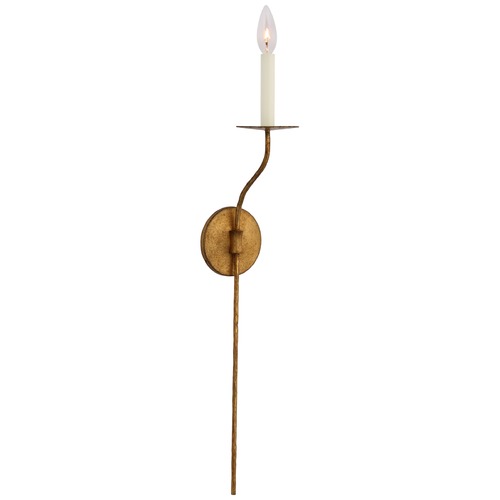 Visual Comfort Signature Collection Ian K. Fowler Belfair Large Sconce in Gilded Iron by Visual Comfort Signature S2751GI